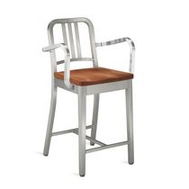 Silla de bar contemporánea / de aluminio...