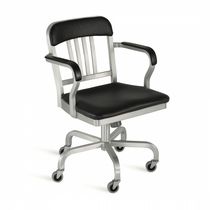 Silla de oficina contemporánea / de aluminio...
