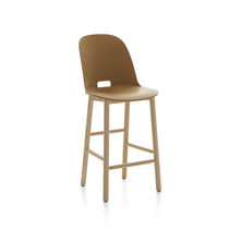 Silla de bar contemporánea / de madera /...