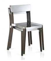 Silla contemporánea / de fresno / de aluminio...