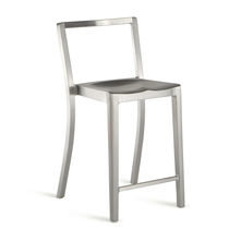 Silla de bar contemporánea / apilable /...