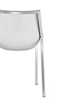 Silla de visita contemporánea / de aluminio...