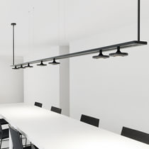 Luminaria suspendida / LED / lineal / rectangular
