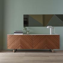 Aparador contemporáneo / de madera lacada...