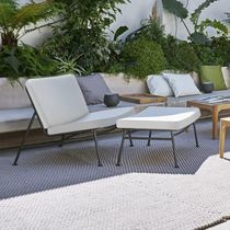 Sillón bajo contemporáneo / de tejido /...