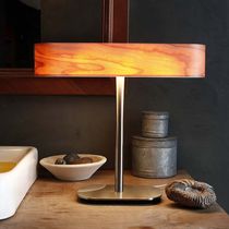 Lámpara de mesa / de madera / contemporánea...