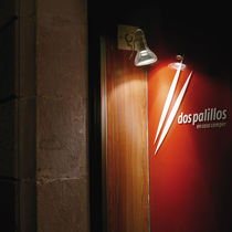 Foco de pared / LED / redondo / profesional