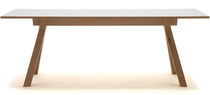 Mesa contemporánea / de madera / rectangular
