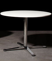 Mesa contemporánea / de HPL / redonda /...