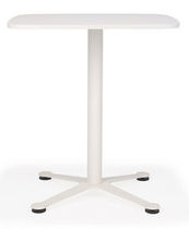 Mesa contemporánea / de acero / cuadrada...