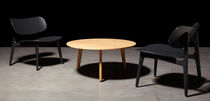 Mesa de centro contemporánea / de madera...