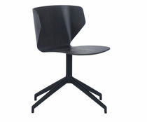 Silla contemporánea / de tejido / con patas...