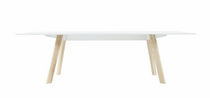 Mesa de comedor contemporánea / de material...
