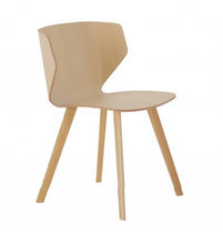 Silla contemporánea / de madera