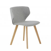 Silla contemporánea / de tejido / tapizada