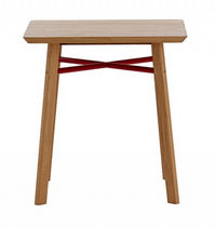 Mesita auxiliar contemporánea / de madera...