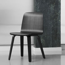 Silla contemporánea / de tejido / de roble...
