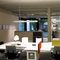 Luminaria suspendida / LED / rectangular...