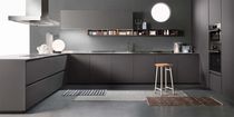 Cocina contemporánea / de acero / de madera...
