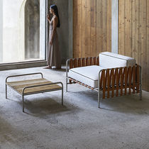 Mesa de centro contemporánea / de iroko...