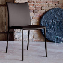 Silla contemporánea / de tejido / de cuero...