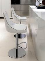 Silla de bar contemporánea / de tejido /...