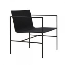 Sillón contemporáneo / de tejido / de roble...
