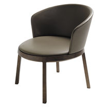 Sillón bajo contemporáneo / de tejido /...