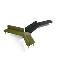 Banqueta modular / contemporánea / de tejido...