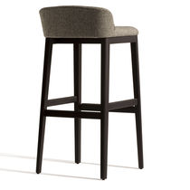 Silla de bar contemporánea / tapizada /...