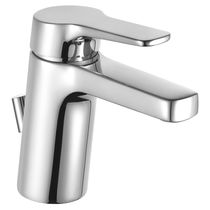 Grifo monomando para lavabo / de metal cromado...