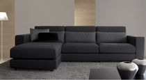 Sofá modular / contemporáneo / negro / de...