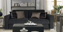 Sofá cama / contemporáneo / negro / de tejido