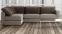 Sofá modular / contemporáneo / marrón /...