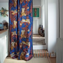 Tela para cortinas / con motivos de la naturaleza...