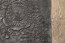 Alfombra contemporánea / con motivos decorativos...