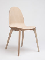 Silla contemporánea / de tejido / de acero...