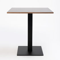 Mesa contemporánea / de acero / con base...