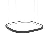 Luminaria suspendida / LED / cuadrada /...