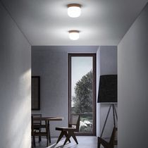 Plafón contemporáneo / redondo / de vidrio...