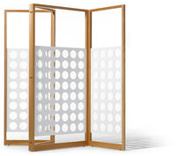 Biombo contemporáneo / de madera