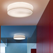 Plafón contemporáneo / redondo / de vidrio...