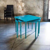 Mesa contemporánea / de MDF / rectangular...