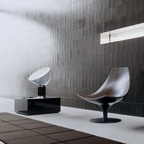 Sillón contemporáneo / de cuero / de poliuretano...