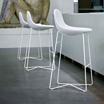Silla de bar contemporánea / de metal /...