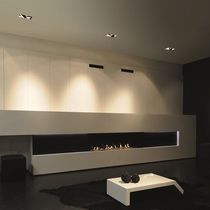 Chimenea de gas / contemporánea / hogar...