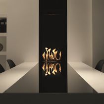 Chimenea de gas / contemporánea / hogar...