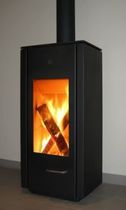 Estufa de leña / 8 kW / contemporánea /...