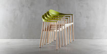 Silla contemporánea / con reposabrazos /...