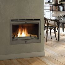 Chimenea de leña / contemporánea / hogar...